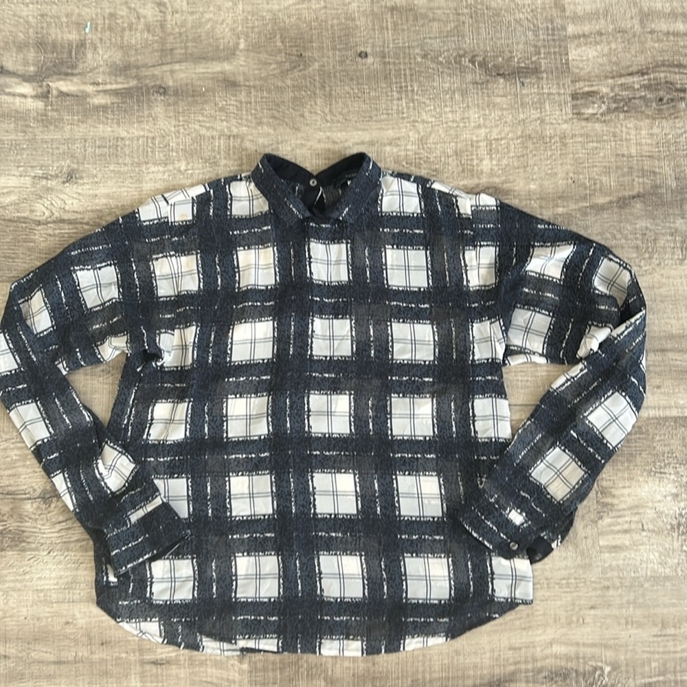 DIESEL plaid reversible blouse - Picture 5 of 12